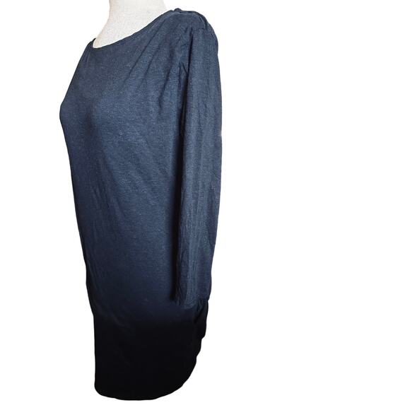 Sundry Navy Blue Long Sleeve Lightweight Dress With Pockets, Size Medium, NWT - Picture 4 of 6